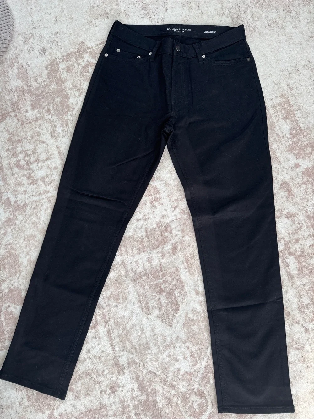 Banana Republic traveler Men's Black Slim Straight Jeans 30x30